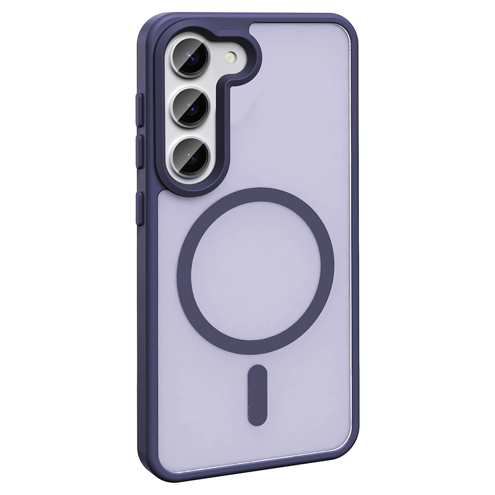 Samsung Galaxy S23 FE Uyumlu Kılıf M-safe Şarj Özellikli Mat Arka Yüzey Zore Sio Kapak