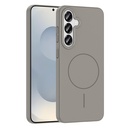 Samsung Galaxy S24 Uyumlu Kılıf M-safe Şarj Özellikli Zore Ruby Sert Kapak