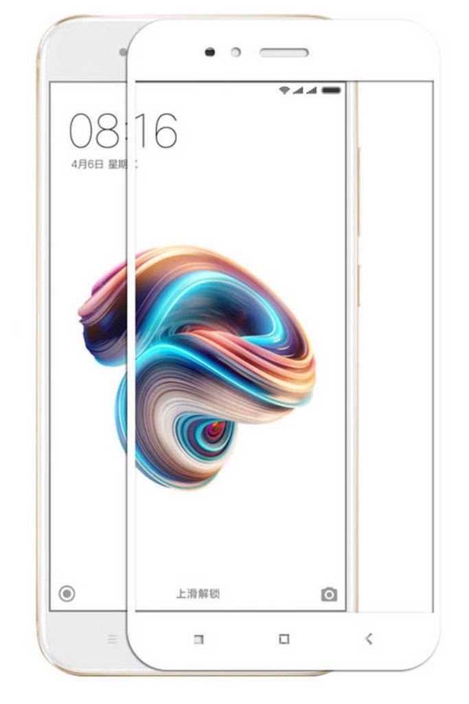 Xiaomi Mi 5x Uyumlu Zore Kenarları Kırılmaya Dayanıklı Cam Ekran Koruyucu