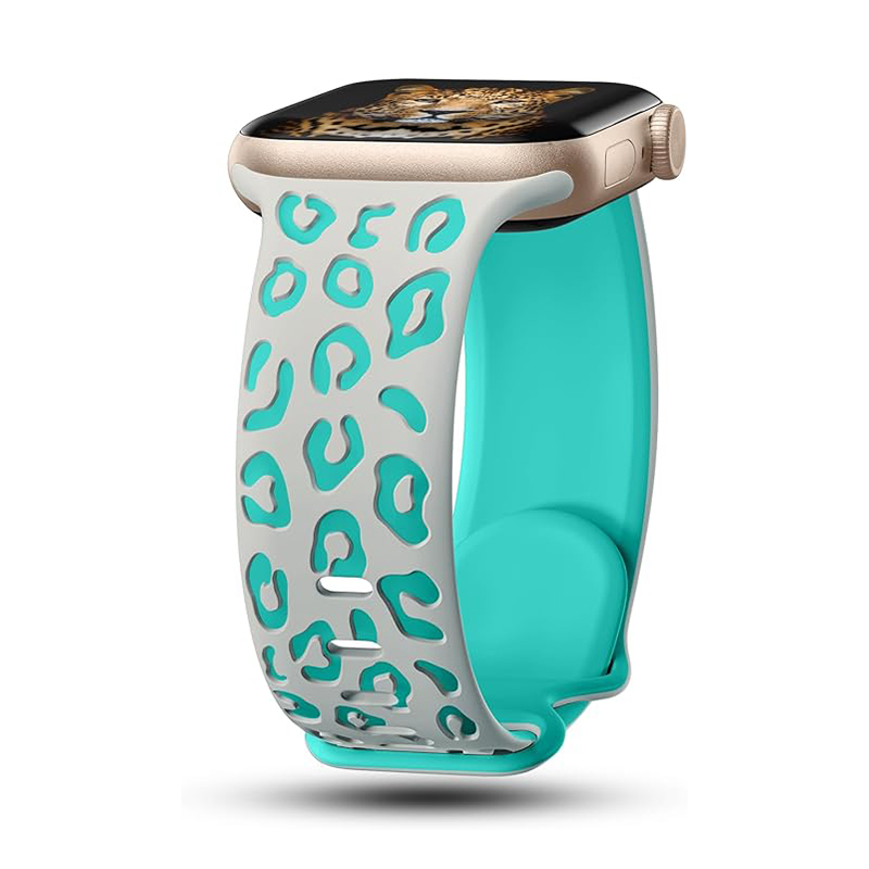 Apple Watch 10 42mm Uyumlu Zore KRD-140 Silikon Kordon Strap Kayış