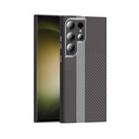 Samsung Galaxy S24 Ultra Uyumlu Kılıf M-safe Şarj Özellikli Karbon Fiber Görünümlü Zore Gros Kapak