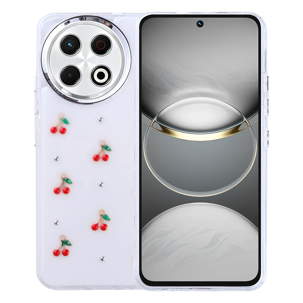 Tecno Spark 30 Pro Uyumlu Kılıf Airbag Tasarımlı Simli Şeffaf Zore Kutup Kapak