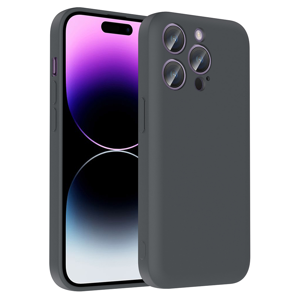 Apple iPhone 14 Pro Uyumlu Kılıf Kamera Korumalı Kartlık Hazneli Zore Vitra Kapak