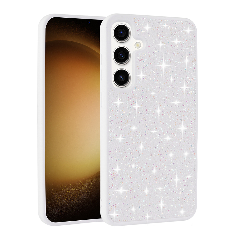 Samsung Galaxy S25 Plus Uyumlu Kılıf Parlak Taşlı Tasarım Zore Pırlanta Kapak
