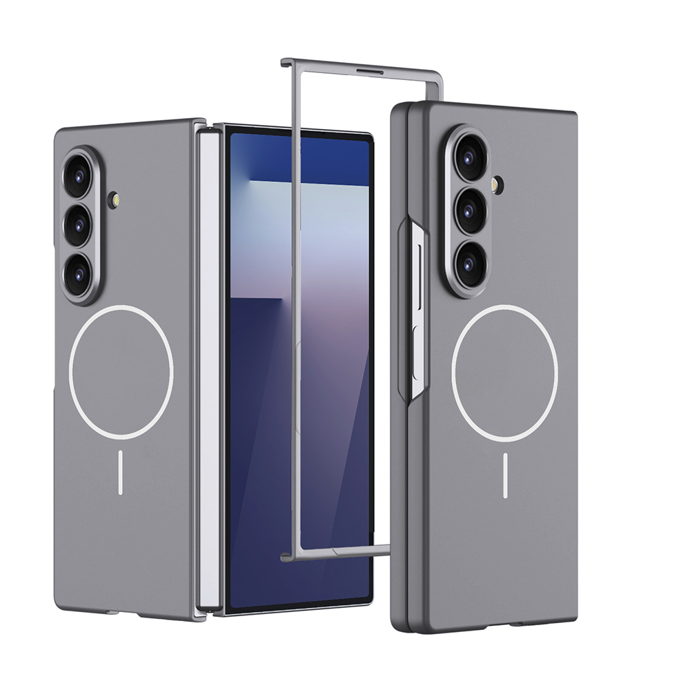 Galaxy Z Fold 7 Kılıf Wireless Şarj Özellikli Zore Kıpta M-safe Kapak