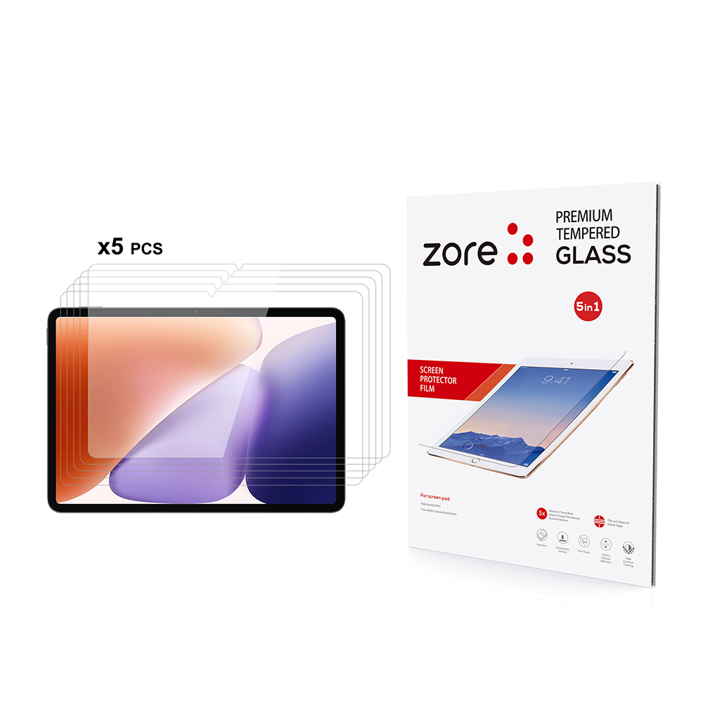 Xiaomi Pad 7 Uyumlu Zore 5in1 Tablet Temperli Cam Ekran Koruyucu