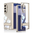 Samsung Galaxy Z Fold 7 Uyumlu Kılıf Kamera Korumalı Şeffaf Tasarımlı Zore Lego Standlı Kapak