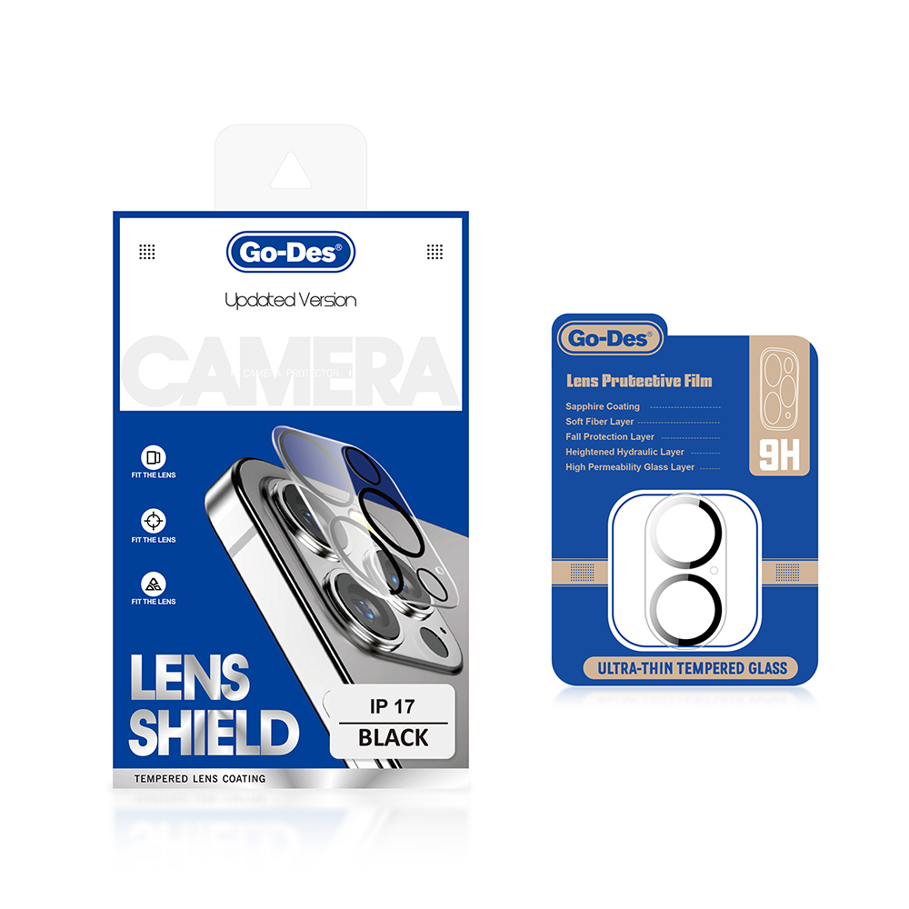 Apple iPhone 17 Uyumlu Go Des Lens Shield CL-14 Kamera Lens Koruyucu