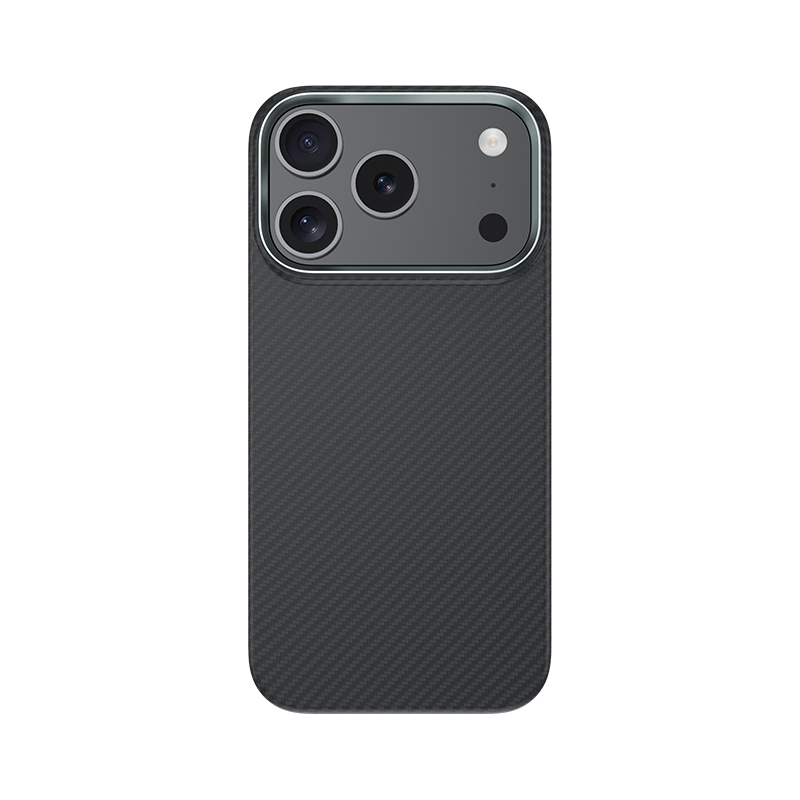 Apple iPhone 17 Pro Max Uyumlu Kılıf Benks M-safe Şarj Özellikli Metal Kamera Çerçeveli Magnetik ArmorAir 600D Kevlar Fiber Kapak
