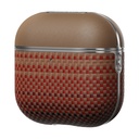 Apple Airpods Pro 2 Uyumlu Kılıf Aramid Fiber Pitaka Tactile Woven Sunset-Moonrise Serisi Kapak