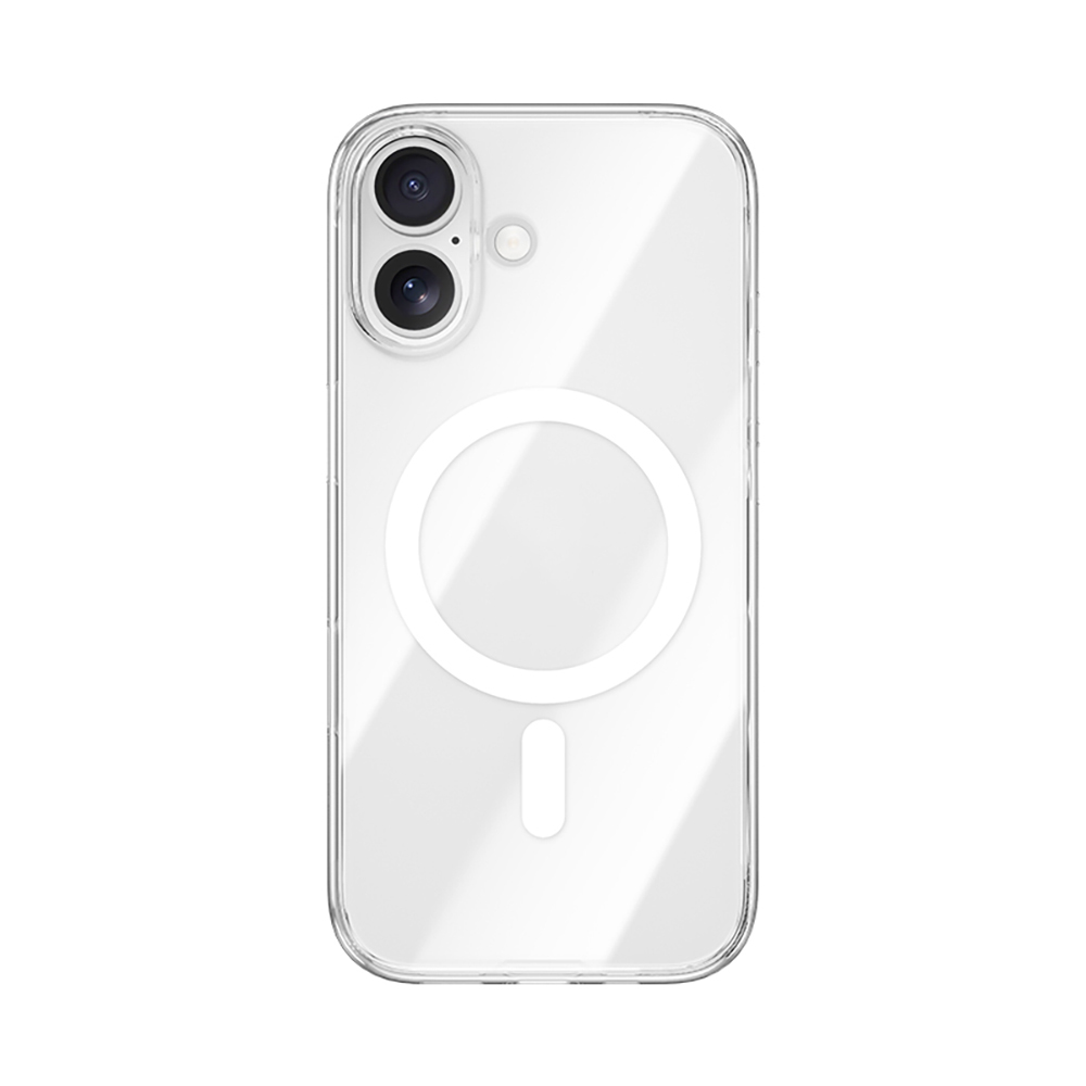 Apple iPhone 17 Uyumlu Kılıf M-safe Şarj Özellikli Benks ​​​​​​Crystal Serisi Şeffaf Kapak