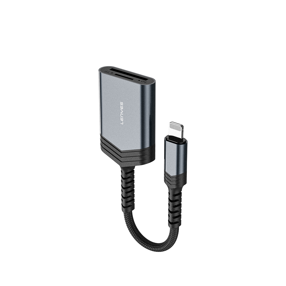 Lenyes AX137 2in1 Lightning to TF/SD Kart Çevirici Dönüştürücü