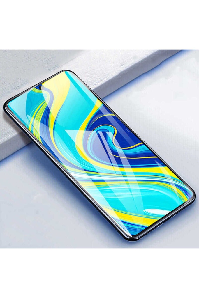 Xiaomi Redmi Note 9S Uyumlu Zore Kenarları Kırılmaya Dayanıklı Cam Ekran Koruyucu