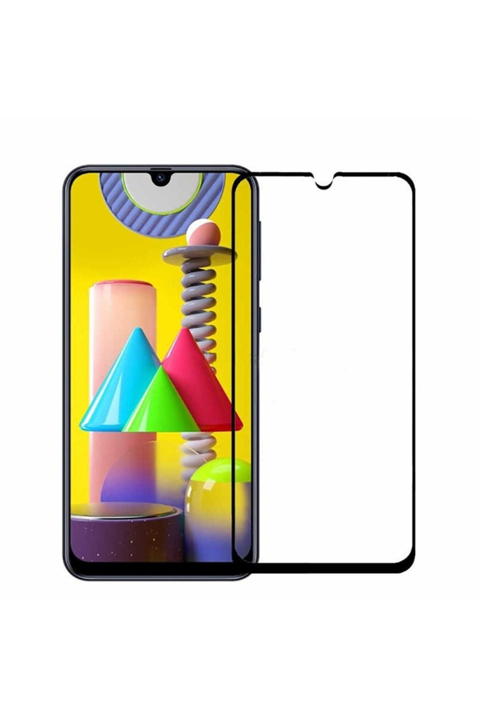 Samsung Galaxy M31 Uyumlu Zore Kenarları Kırılmaya Dayanıklı Cam Ekran Koruyucu