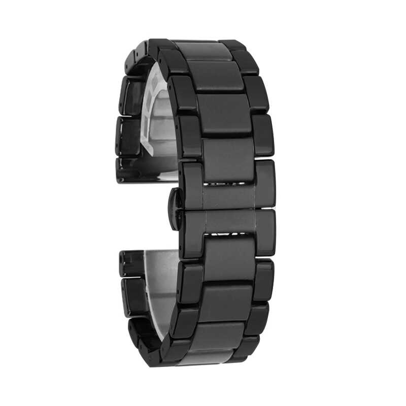 Samsung Gear S3 (22mm) Uyumlu Mat Seramik Metal Kordon