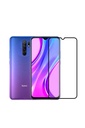 Xiaomi Redmi 9 Uyumlu Zore Kenarları Kırılmaya Dayanıklı Cam Ekran Koruyucu