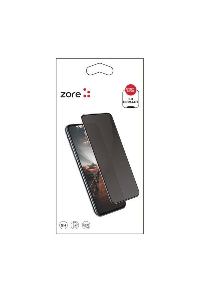 Oppo A73 Uyumlu Zore New 5D Privacy Temperli Ekran Koruyucu