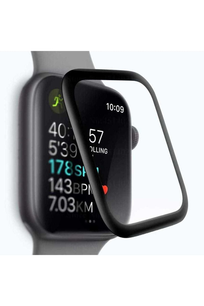 Apple Watch 7 41mm Uyumlu Zore Full Yapışkanlı Cam Ekran Koruyucu