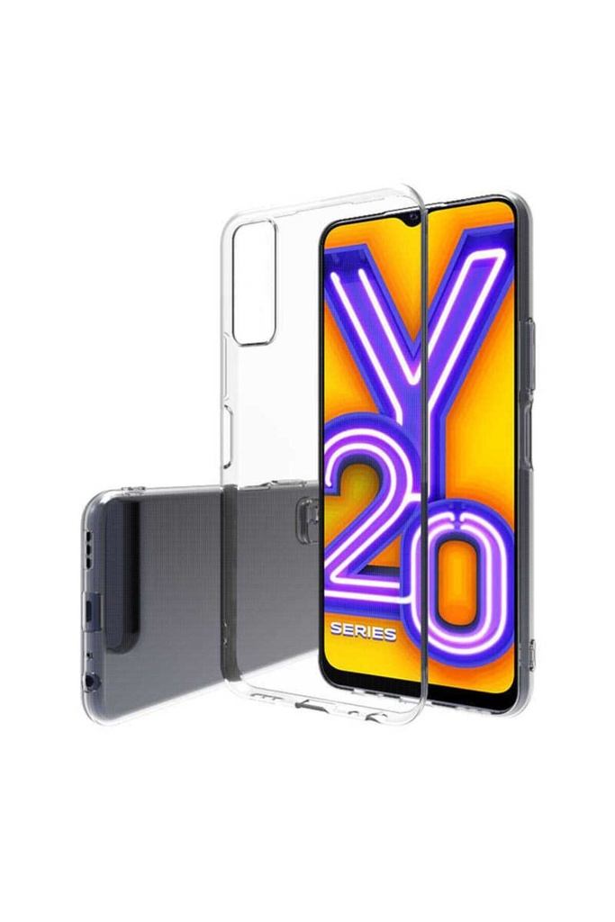 Vivo Y20 Uyumlu Kılıf Zore Süper Silikon Kapak