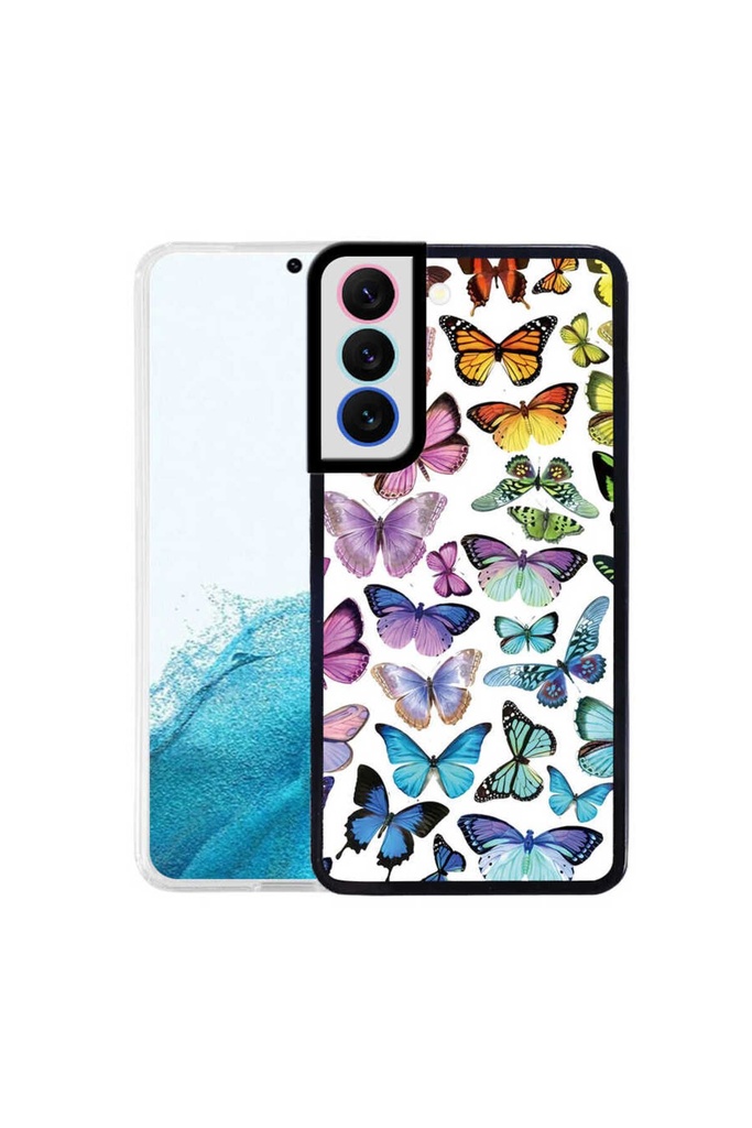 Samsung Galaxy S22 Plus Uyumlu Kılıf Zore M-Fit Desenli Kapak