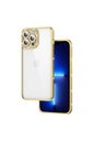 Apple iPhone 13 Pro Uyumlu Kılıf Kamera Korumalı Taşlı Zore Mina Kapak