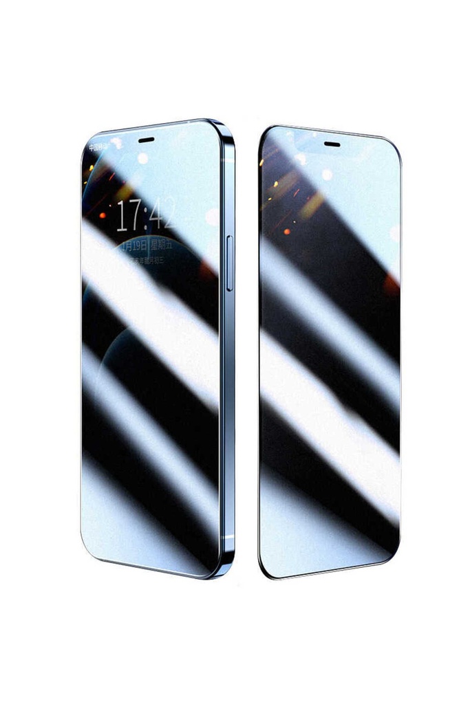 Apple iPhone 14 Uyumlu Zore Fit Hard Mat Privacy Cam Ekran Koruyucu