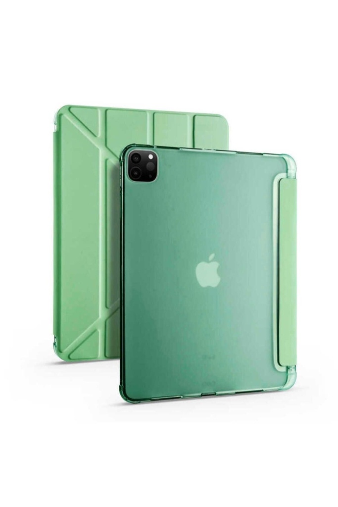 Apple iPad Pro 12.9 2022 M2 Uyumlu Kılıf Zore Tri Folding Kalem Bölmeli Standlı Kılıf