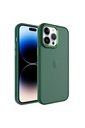 Apple iPhone 14 Uyumlu Kılıf Buzlu Sert PC Zore May Kapak