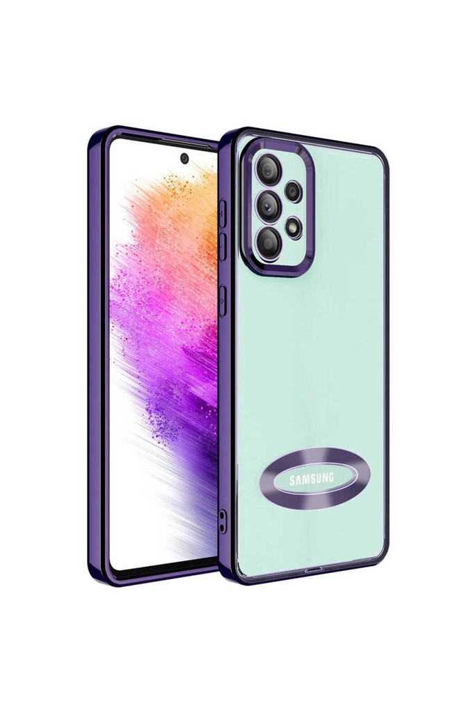 Samsung Galaxy A33 5G Uyumlu Kılıf Kamera Korumalı Logo Gösteren Zore Omega Kapak