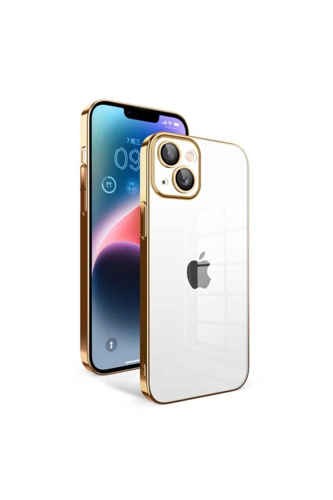 Apple iPhone 14 Plus Uyumlu Kılıf Kamera Korumalı Renkli Çerçeveli Zore Garaj Kapak