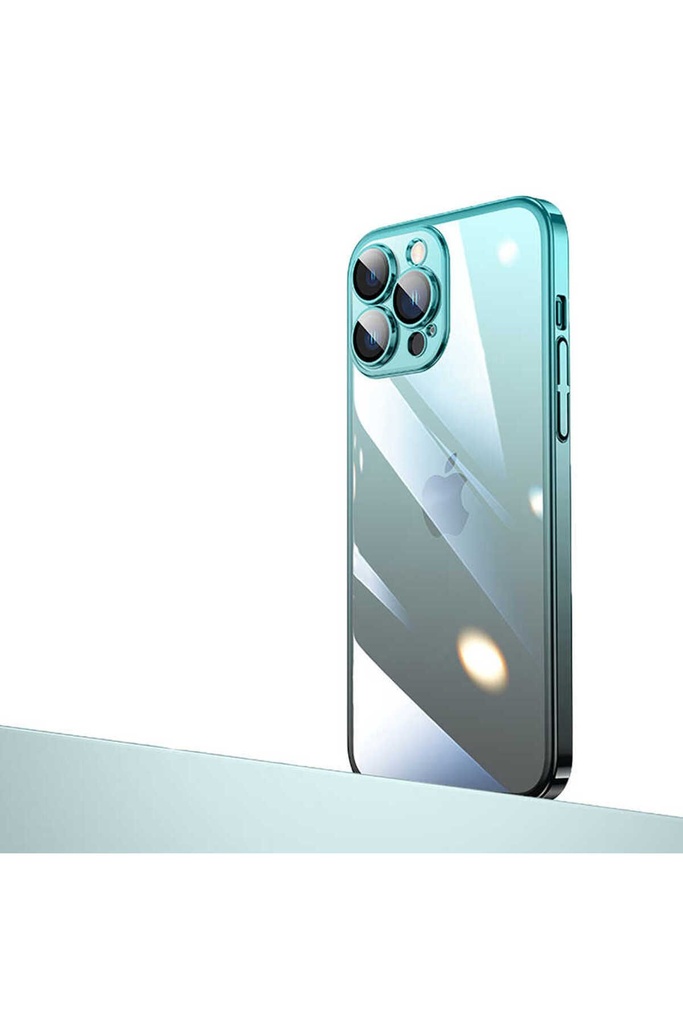Apple iPhone 12 Pro Uyumlu Kılıf Parlak Renk Geçişli Kamera Korumalı Zore Senkron Kapak