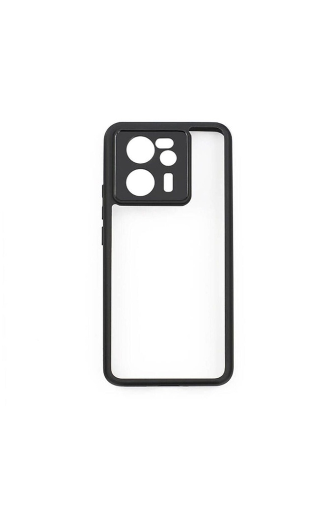 Xiaomi Mi 13T Uyumlu Kılıf Kamera Korumalı Şeffaf Arka Yüzey Zore New Roll Kapak