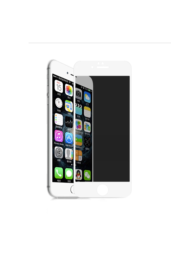 Apple iPhone 7 Uyumlu Zore Rika Premium Privacy Temperli Cam Ekran Koruyucu