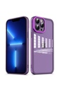 Apple iPhone 12 Pro Max Uyumlu Kılıf Kamera Korumalı Transparan Zore Post Kapak