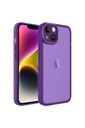 Apple iPhone 14 Uyumlu Kılıf Kamera Korumalı Transparan Zore Post Kapak