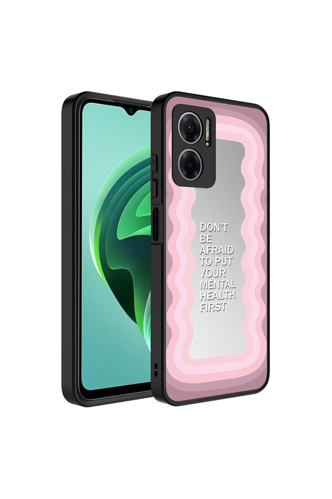 Xiaomi Redmi 10 5G Uyumlu Kılıf Aynalı Desenli Kamera Korumalı Parlak Zore Mirror Kapak