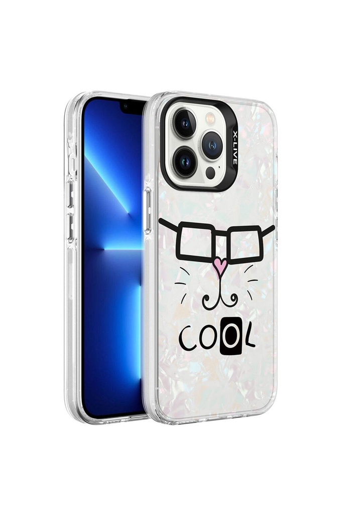 Apple iPhone 13 Pro Uyumlu Kılıf Mermer Desenli Zore Marbello Kapak