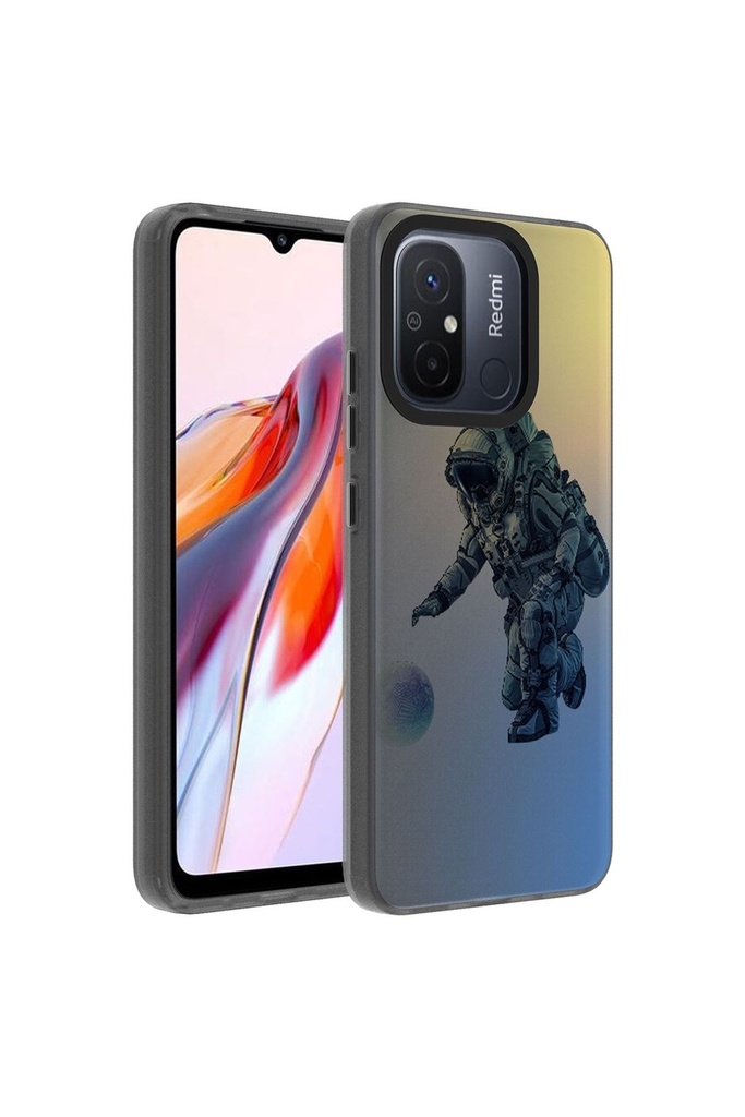 Xiaomi Redmi 12C Uyumlu Kılıf Desenli Zore Dragon Sert Kapak