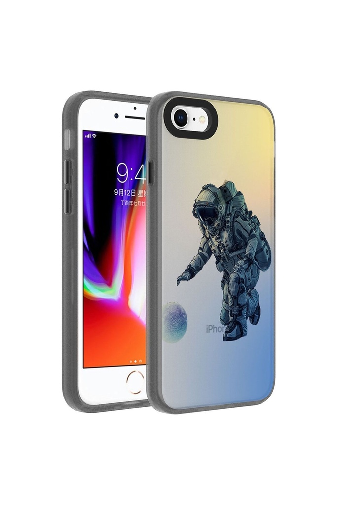 Apple iPhone 8 Uyumlu Kılıf Desenli Zore Dragon Sert Kapak