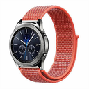 ​​Samsung Gear S3 (22mm) Uyumlu Kordon Hasır Örgü Cırt Cırtlı Terletmeyen Zore KRD-03 Kumaş Kayış