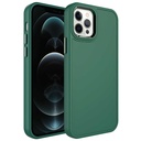 Apple iPhone 13 Pro Uyumlu Kılıf Metal Çerçeve ve Buton Tasarımlı Sert Zore Botox Kapak