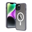 Apple iPhone 14 Plus Uyumlu Kılıf Wireless Şarj Özellikli Zore Hibrit M-safe Kapak