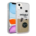 Apple iPhone 14 Plus Uyumlu Kılıf Desenli Sıvılı Zore Drink Silikon Kapak