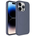 Apple iPhone 13 Pro Uyumlu Kılıf M-safe Wireless Şarj Özellikli Pastel Renk Silikon Zore Plas Kapak
