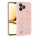 Realme C53 Uyumlu Kılıf Kabartma Figürlü Parlak Zore Toys Silikon Kapak