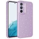 Samsung Galaxy A14 Uyumlu Kılıf Kamera Korumalı Simli Lüks Zore Koton Kapak