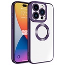 Apple iPhone 15 Pro Max Uyumlu Kılıf Kamera Korumalı Logo Gösteren Zore Omega Kapak
