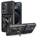 Vivo Y19S Uyumlu Kılıf Magnetik Standlı Kamera Korumalı Zore Sürgülü Vega Kapak