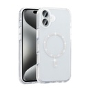 Apple iPhone 16 Plus Uyumlu Kılıf Taşlı Tasarım M-safe Şarj Özellikli Zore Koment Silikon Kapak