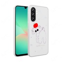 Samsung Galaxy A26 Uyumlu Kılıf Şeffaf Figürlü Zore Folk Sert Kapak